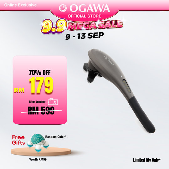 [Apply Code: 7TM12] ogawa by OGAWA Buzzy Percussion Handheld Massager*